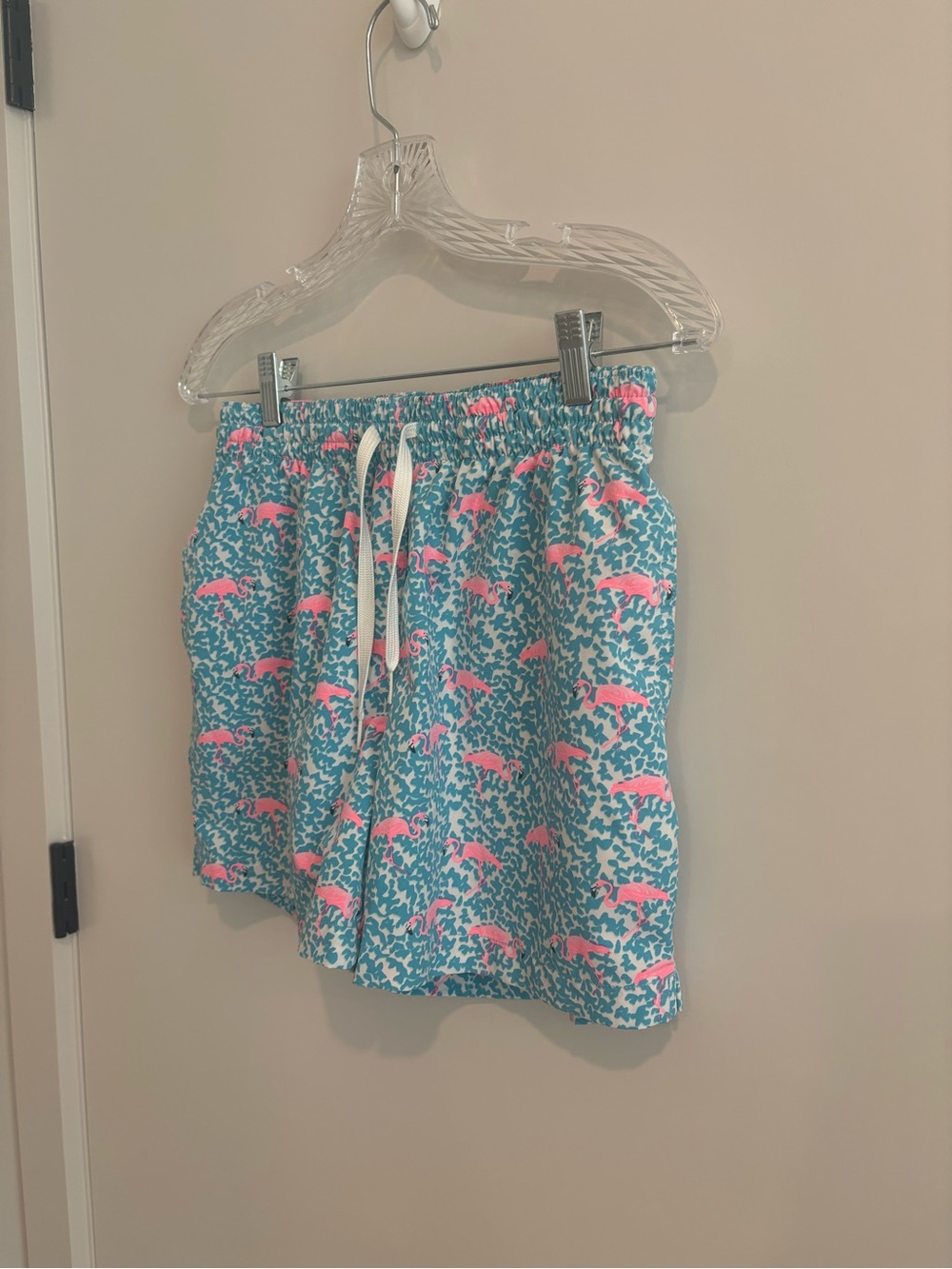 Chubbies swim shorts flamingo elastic pocket lining resort vacation beach small - Picture 2 of 7